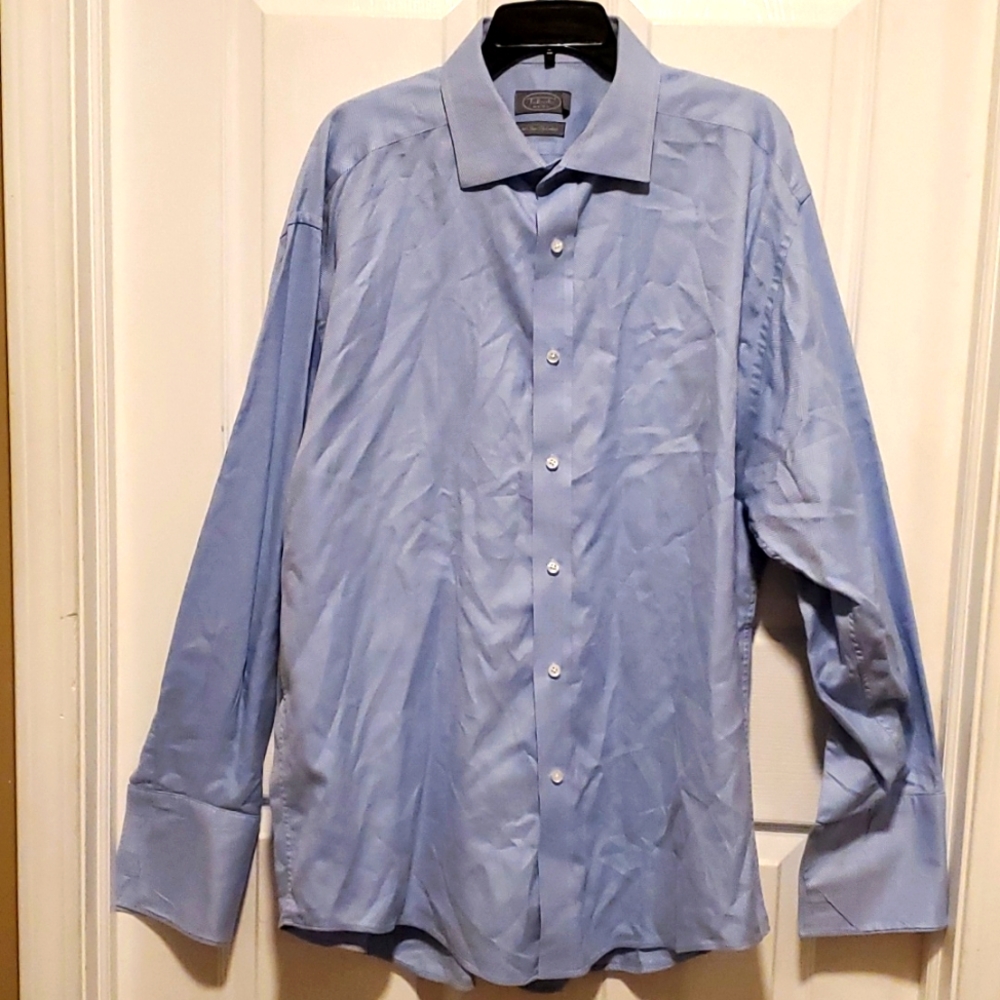 NWOT Talbots Men's 80's Two-Ply Cotton Long Sleeve - Size 17 1/2, 34/35